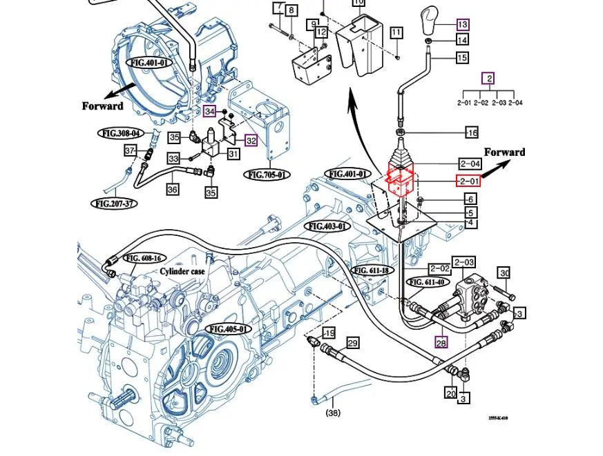 Joystick Body Assembly 2655 Mahindra Direct Parts