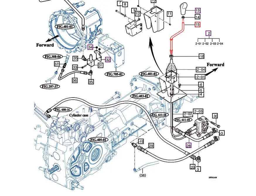 Joystick Lever 2655 Mahindra Direct Parts