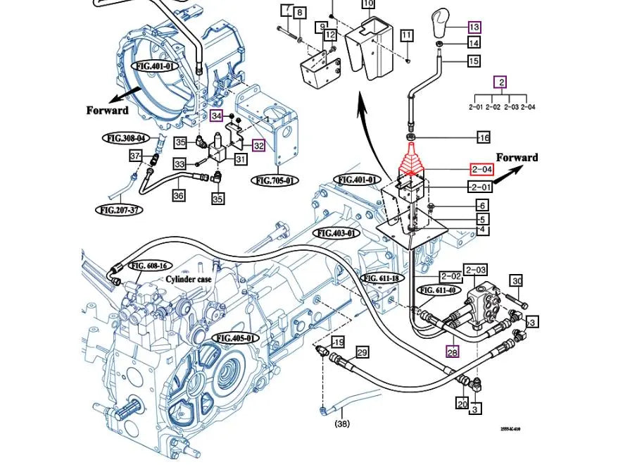 Joystick Valve Boot 2655 Mahindra Direct Parts