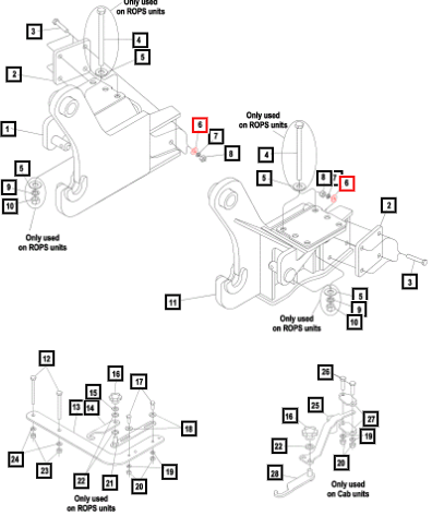 Mahindra Hardened Flatwasher Gr 8 KMW05402043
