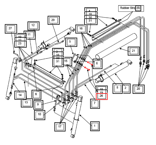 Mahindra 5/16”-18 X 4.5” Hhcs KMW05452040