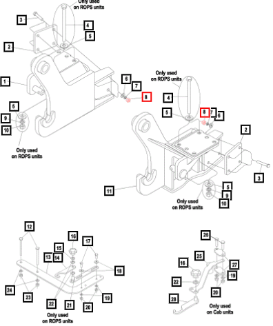 Mahindra Hex Head Nut KMW05682004
