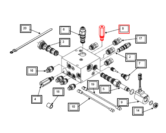 Mahindra Anti-Cavitation Valve KMW05806483