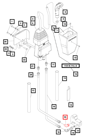 Mahindra Hydraulic Adapter 90° KMW05863063408