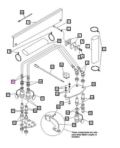 Mahindra 3rd Function Diverter Kit (Complete) KMW15902109