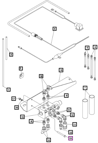 Mahindra 3rd Function Kit (Complete) KMW15902137