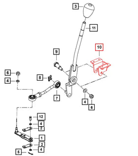 (Limited Availability) Mahindra Roxor Transfer Case Linkage Pivot Bracket 0068605 Mahindra Direct Parts