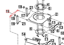 (Limited Availability) Mahindra Tractor Backhoe Seat Gas Damper Y100-707000 Mahindra Direct Parts