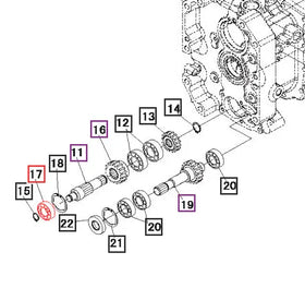 (Limited Availability) Mahindra Tractor Bearing 07500063020 Mahindra Direct Parts