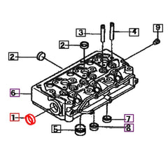 (Limited Availability) Mahindra Tractor Cylinder Head Sealing Cap F501435000
