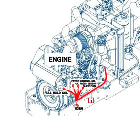 (Limited Availability) Mahindra Tractor Engine Wiring Harness 11656682001 Mahindra Direct Parts