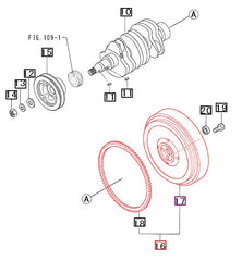 (Limited Availability) Mahindra Tractor Flywheel Assembly 31B2101010