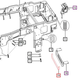 (Limited Availability) Mahindra Tractor Foam Lower Sealing E007542754C1 Mahindra Direct Parts