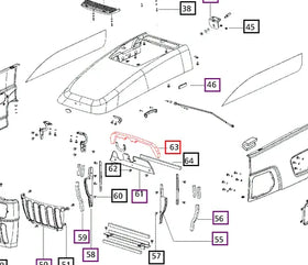 (Limited Availability) Mahindra Tractor Foam Radiator - Top Sealing 007535761D1 Mahindra Direct Parts