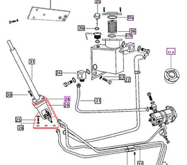 (Limited Availability) Mahindra Tractor HSU Power Steering Unit Mounting Bracket 007206661B91 Mahindra