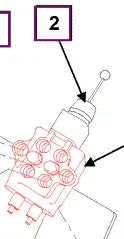 (Limited Availability) Mahindra Tractor Loader Control Valve KMW15652013