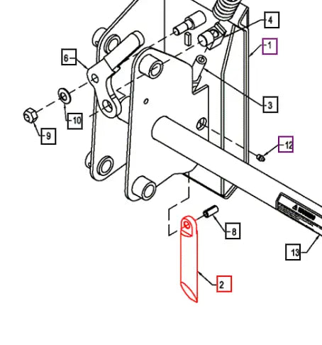 (Limited Availability) Mahindra Tractor Locking Pin BUH113951 Mahindra Direct Parts