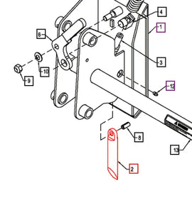 (Limited Availability) Mahindra Tractor Locking Pin BUH113951 Mahindra Direct Parts