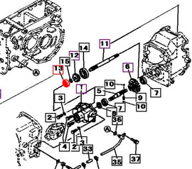 (Limited Availability) Mahindra Tractor Mid PTO Bearing 07500063030 Mahindra Direct Parts