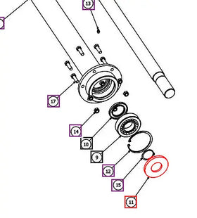(Limited Availability) Mahindra Tractor Mower Transmission Seal TM10004868 Mahindra Direct Parts