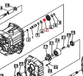 (Limited Availability) Mahindra Tractor Needle Bearing 07802202617 Mahindra Direct Parts
