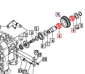 (Limited Availability) Mahindra Tractor Needle Bearing 07802354216 Mahindra Direct Parts