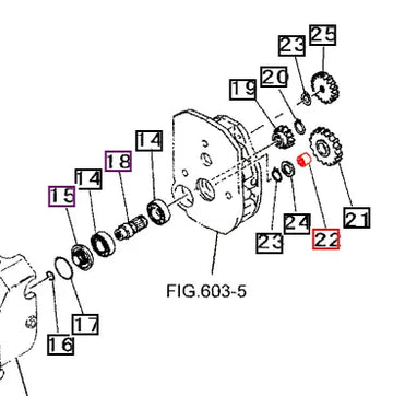 (Limited Availability) Mahindra Tractor PTO Bearing 07802202620 Mahindra Direct Parts