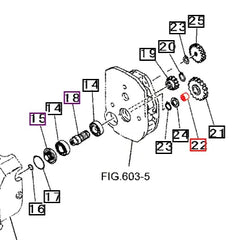 (Limited Availability) Mahindra Tractor PTO Bearing 07802202620