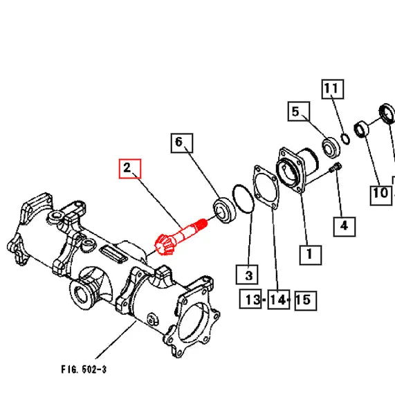 (Limited Availability) Mahindra Tractor Pinion 11t 10442132000 Mahindra Direct Parts