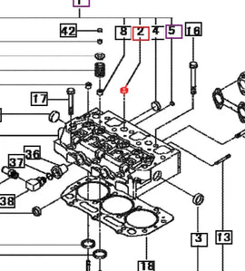 (Limited Availability) Mahindra Tractor Sealing Cap Cylinder Head 31S9400990 Mahindra Direct Parts