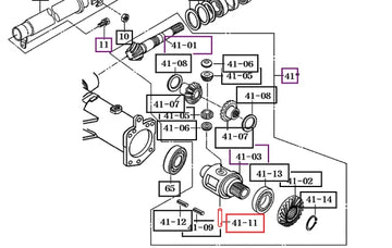 (Limited Availability) Mahindra Tractor Shaft, Diff Pinion 16704110060 Mahindra Direct Parts