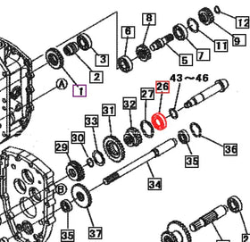 (Limited Availability) Mahindra Tractor Taper Bearing 07700130305 Mahindra Direct Parts