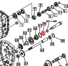 (Limited Availability) Mahindra Tractor Taper Bearing 07700130305