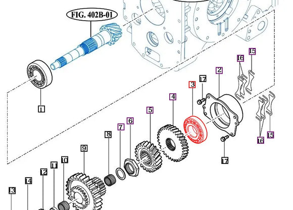 (Limited Availability) Mahindra Tractor Taper Roller Bearing V6321130311 Mahindra Direct Parts