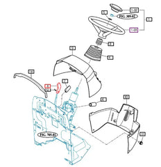 (Limited Availability) Mahindra Tractor Throttle Lever Grip 34523030020