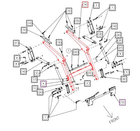 Loader Arm CJSX12B00050N Mahindra Direct Parts