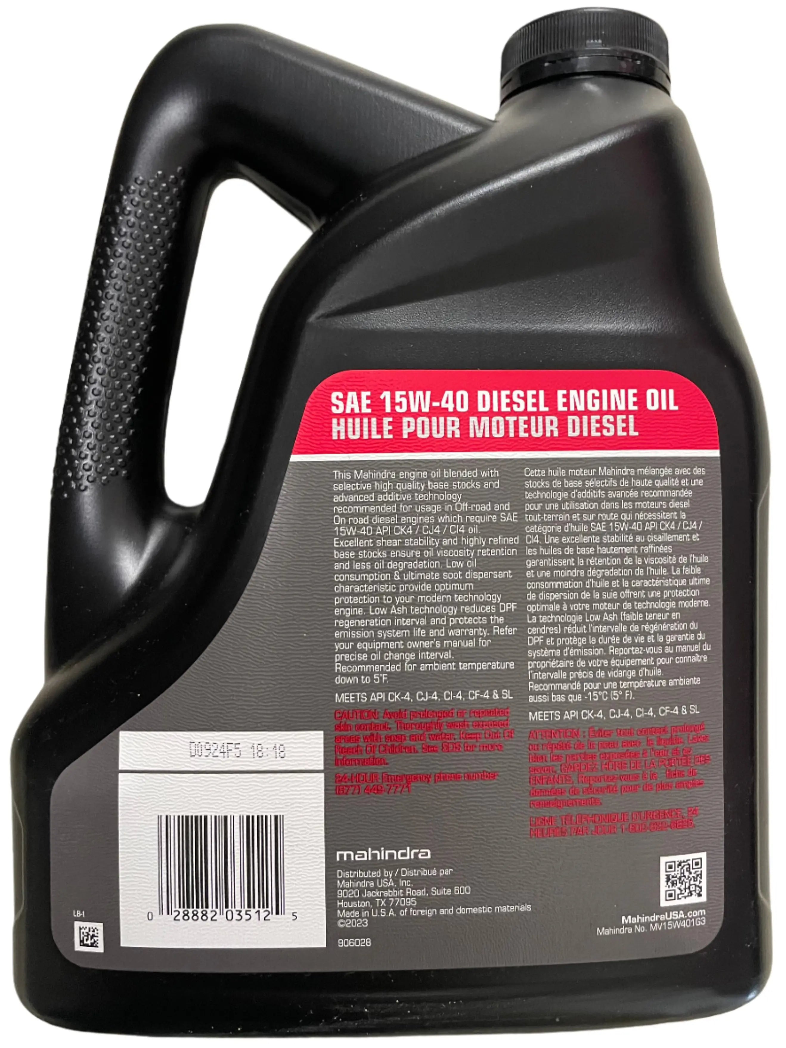 Mahindra 15W-40 Diesel Engine Oil Mahindra