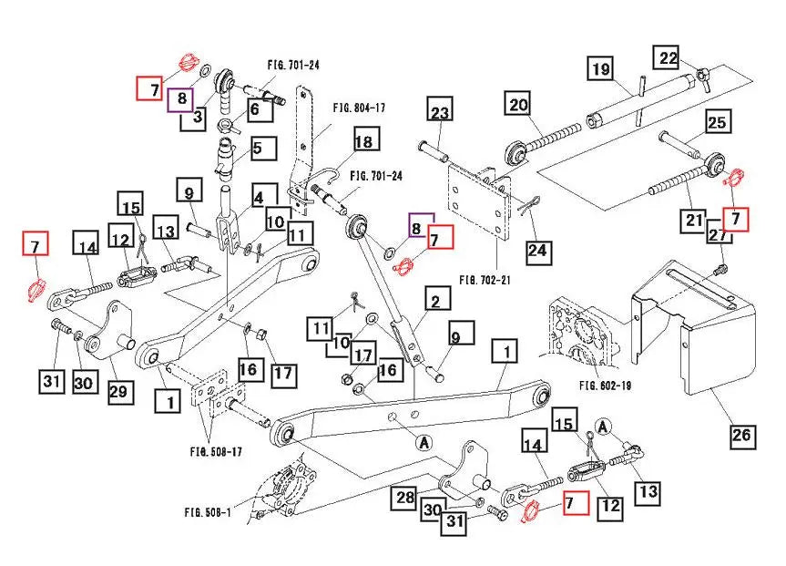 Mahindra 3 Point Lynch Pin  10323012000 Mahindra Direct Parts