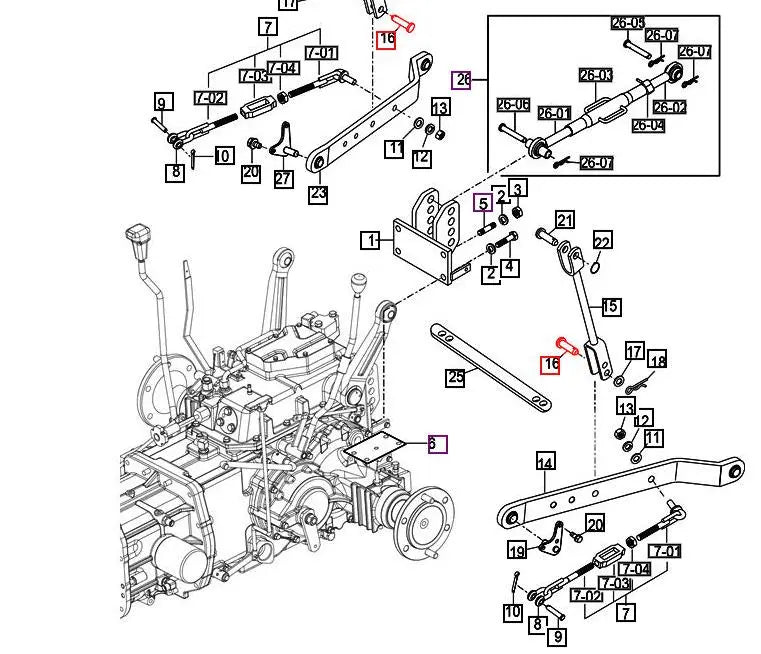 Mahindra 3 Point Pin 16 x 60 79636130050 Mahindra Direct Parts