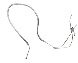 Mahindra 3 Point Rockershaft Flex Braided Lubrication Line / Hose E007208129B91 Mahindra