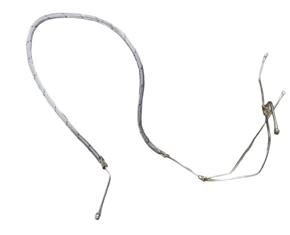 Mahindra 3 Point Rockershaft Flex Braided Lubrication Line / Hose E007208129B91 Mahindra