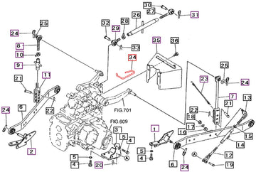 Mahindra 3 Point Top Link Hook 19633031000 Mahindra Direct Parts