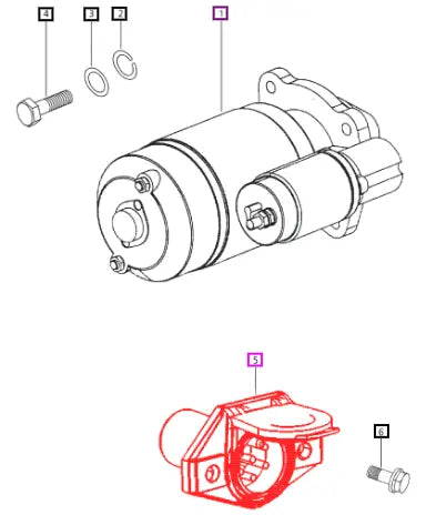 Mahindra 7 Pole Socket Export 007700270D92 Mahindra Direct Parts