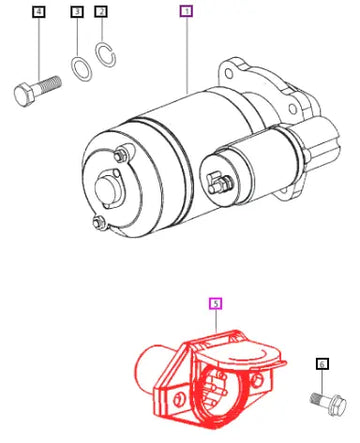 Mahindra 7 Pole Socket Export 007700270D92 Mahindra Direct Parts