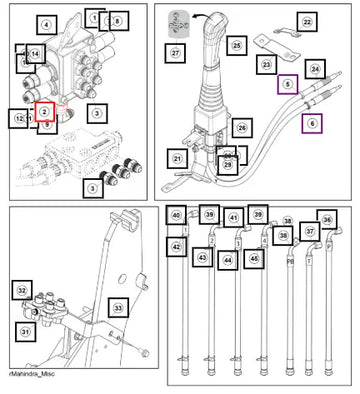 Mahindra Adapter, Jic 3/4" 59012158ALO Mahindra Direct Parts