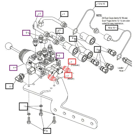 Mahindra Adaptor Str 3/4Morb X 3/4Mjic BUH812080 Mahindra Direct Parts
