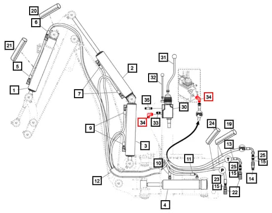 Mahindra Adaptor, 3/4"UNF-3/4"UNF Jic 5028181ALO Mahindra Direct Parts