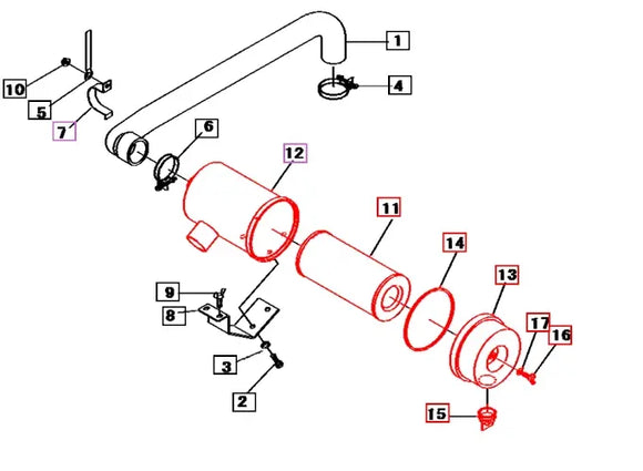 Mahindra Air Cleaner Assembly 19680511000 Mahindra Direct Parts