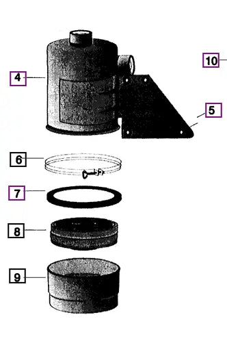 Mahindra Air Filter Assembly 005556008R92 Mahindra Direct Parts