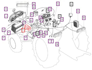 Mahindra Alternator 3701100DAA01 Mahindra Direct Parts